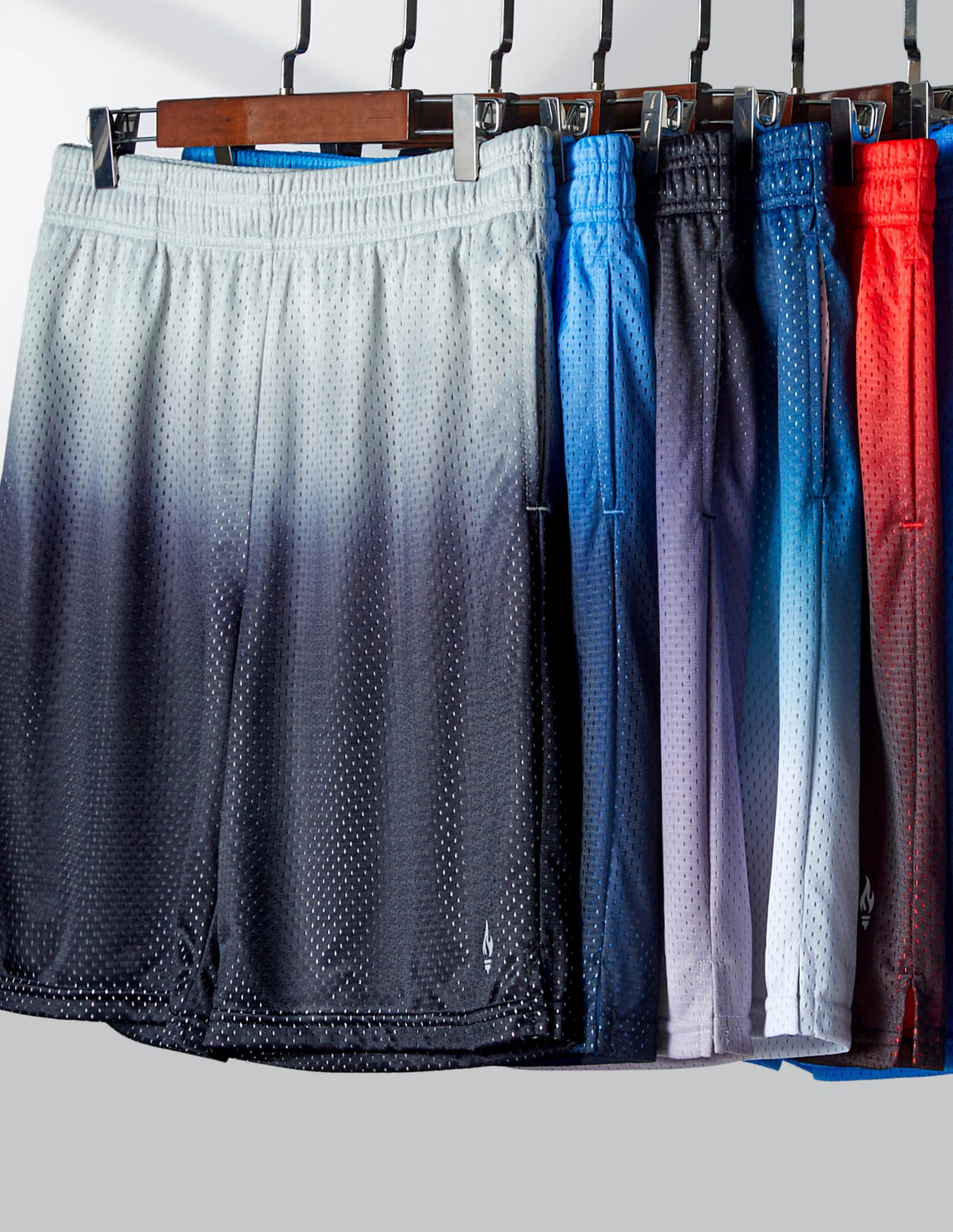 5 Pack Boys Athletic Shorts Mesh Basketball Youth Apparel Kids Sports Active Gear with Pockets