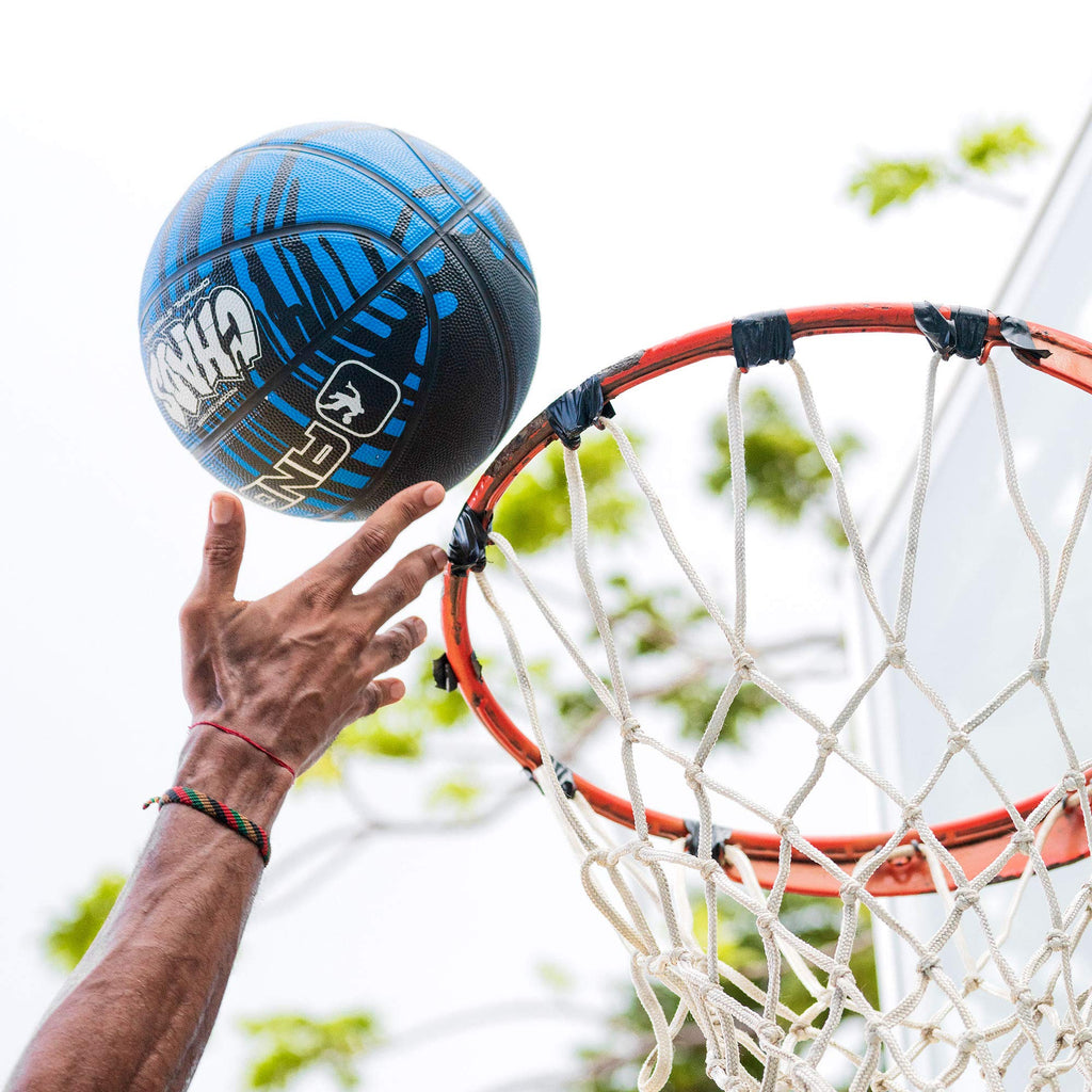AND1 Chaos Basketball: Official Regulation Size 7 (29.5 inches) Rubber - Deep Channel Construction Streetball, Made for Indoor Outdoor Basketball Game