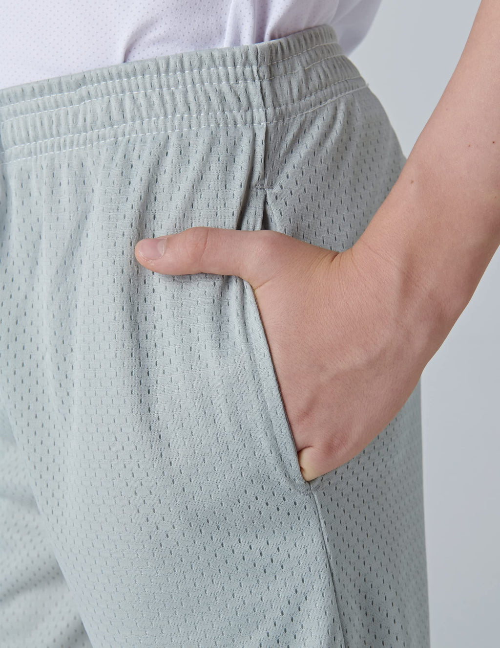 5 Pack Boys Athletic Shorts Mesh Basketball Youth Apparel Kids Sports Active Gear with Pockets